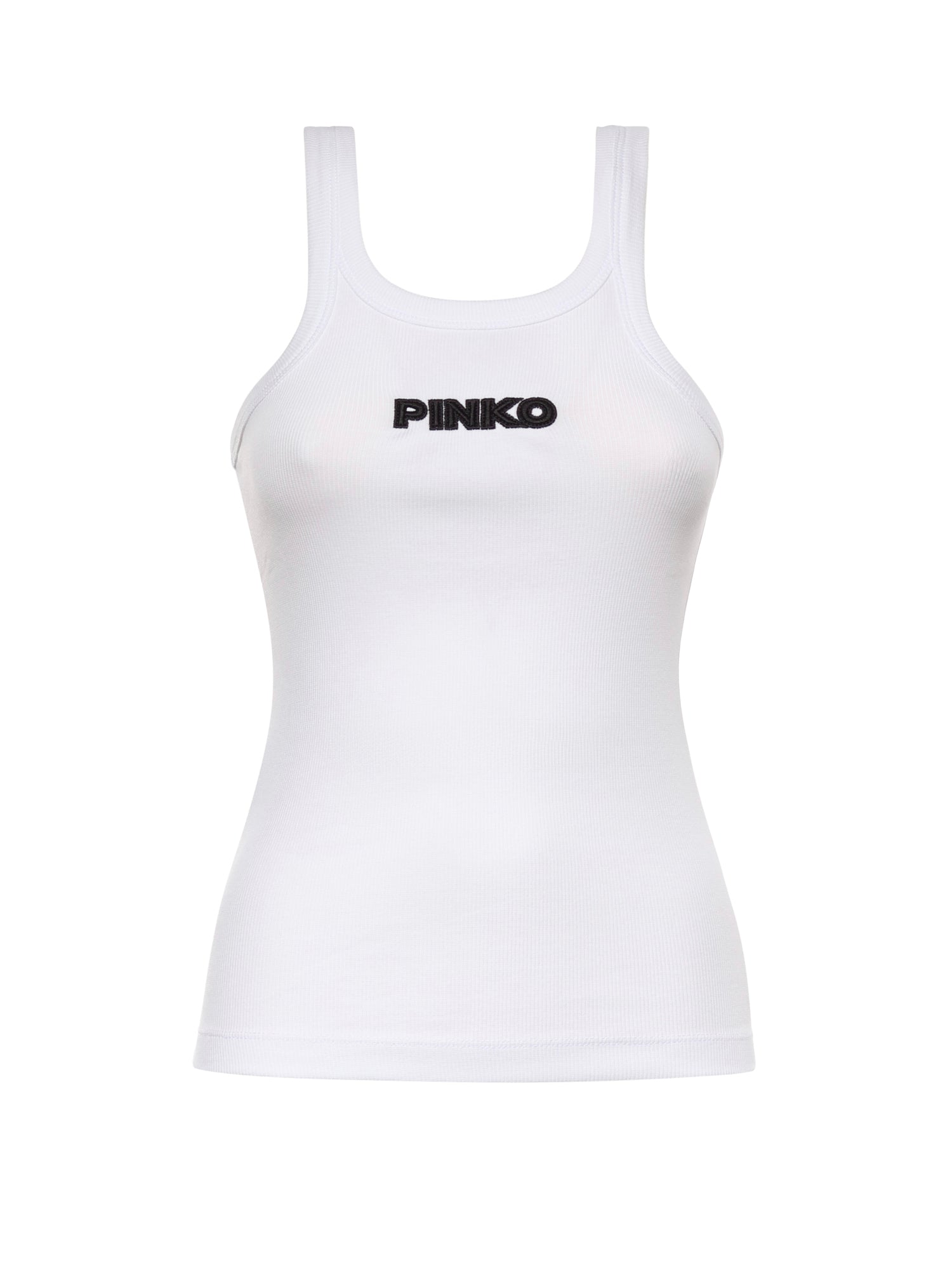 Tank top con logo 3D 107302 A3H6Z14 PINKO 