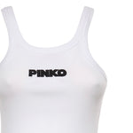 Tank top con logo 3D 107302 A3H6Z14 PINKO 