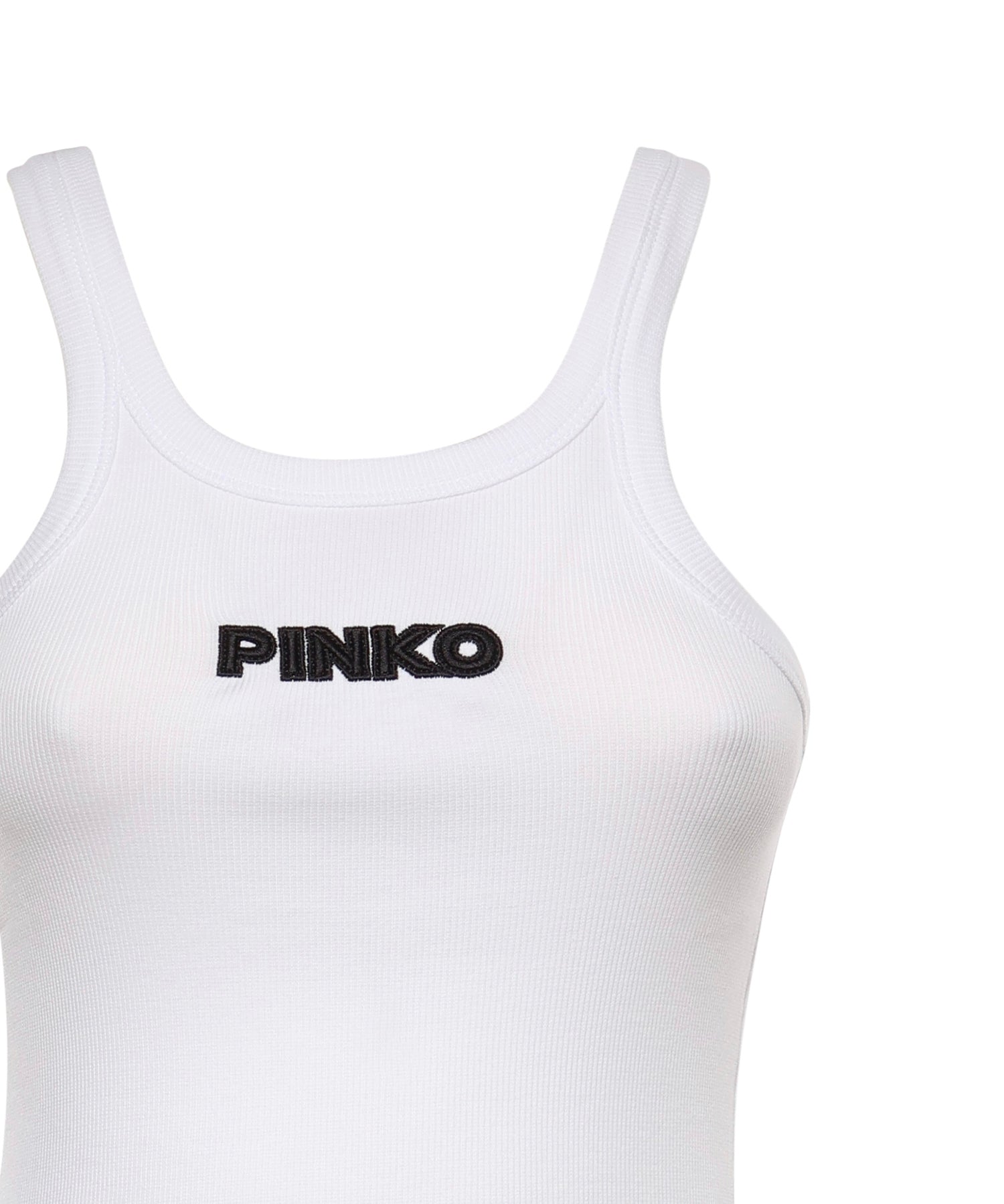 Tank top con logo 3D 107302 A3H6Z14 PINKO 