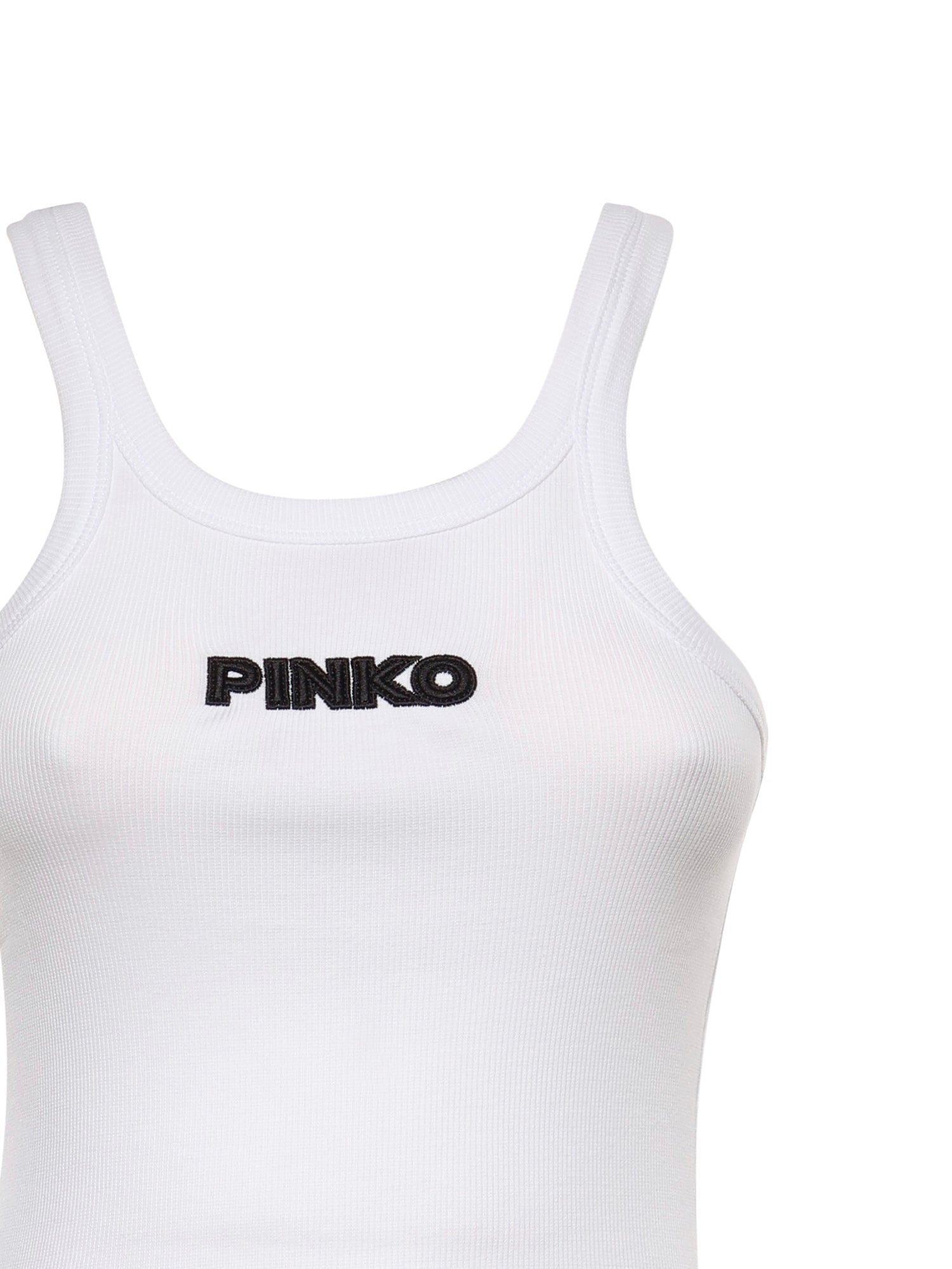 Tank top con logo 3D 107302 A3H6Z14 PINKO 