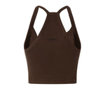 Canotta cropped con scollo asimmetrico 107304 A3IKL78 PINKO 