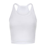 Canotta cropped con scollo asimmetrico 107304 A3IKZ14 PINKO 