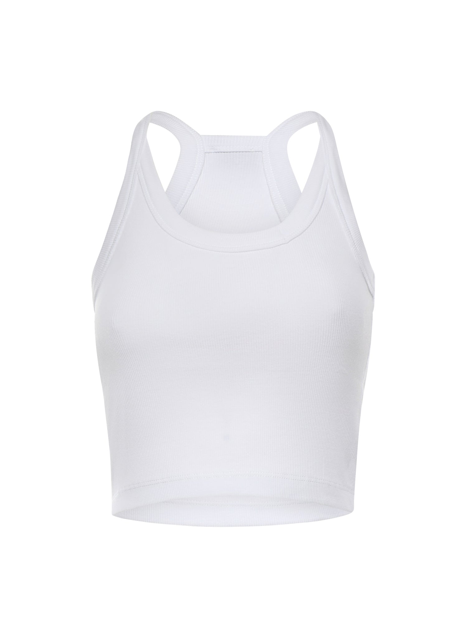 Canotta cropped con scollo asimmetrico 107304 A3IKZ14 PINKO 