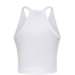 Canotta cropped con scollo asimmetrico 107304 A3IKZ14 PINKO 