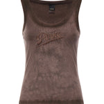 Tank top effetto spray con ricamo 107306 A3H5L72 PINKO 
