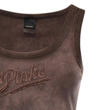 Tank top effetto spray con ricamo 107306 A3H5L72 PINKO 