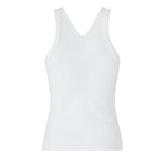 Canotta a costine con logo 107310 A3GGZ14 PINKO 