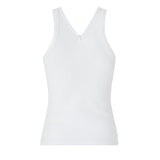 Canotta a costine con logo 107310 A3GGZ14 PINKO 