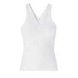 Canotta a costine con logo 107310 A3GGZ14 PINKO 