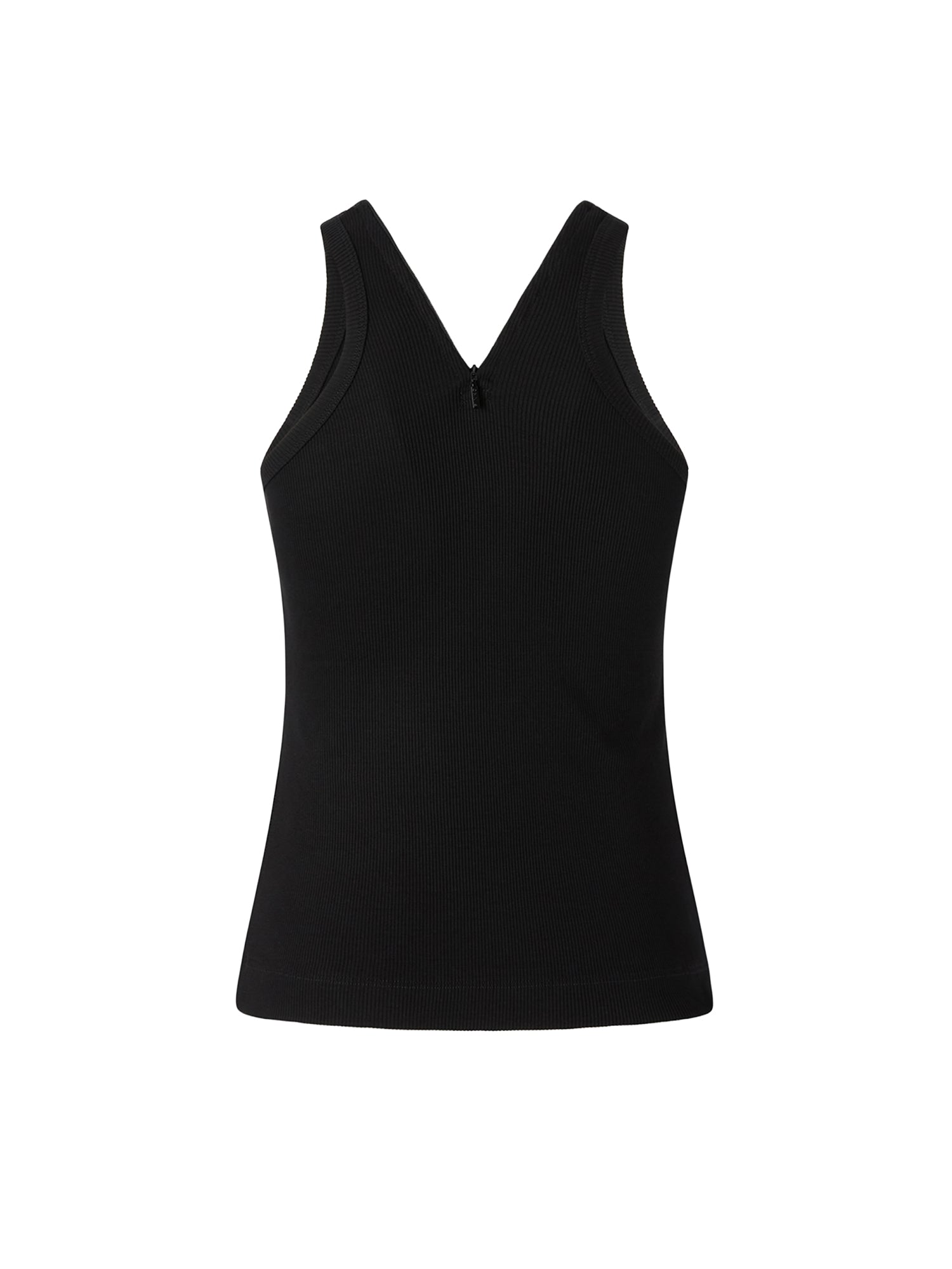 Canotta a costine con logo 107310 A3GGZ99 PINKO 