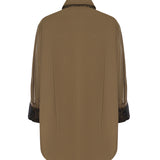 Camicia in popeline con dettagli in pizzo 107603 A3NEX22 PINKO 
