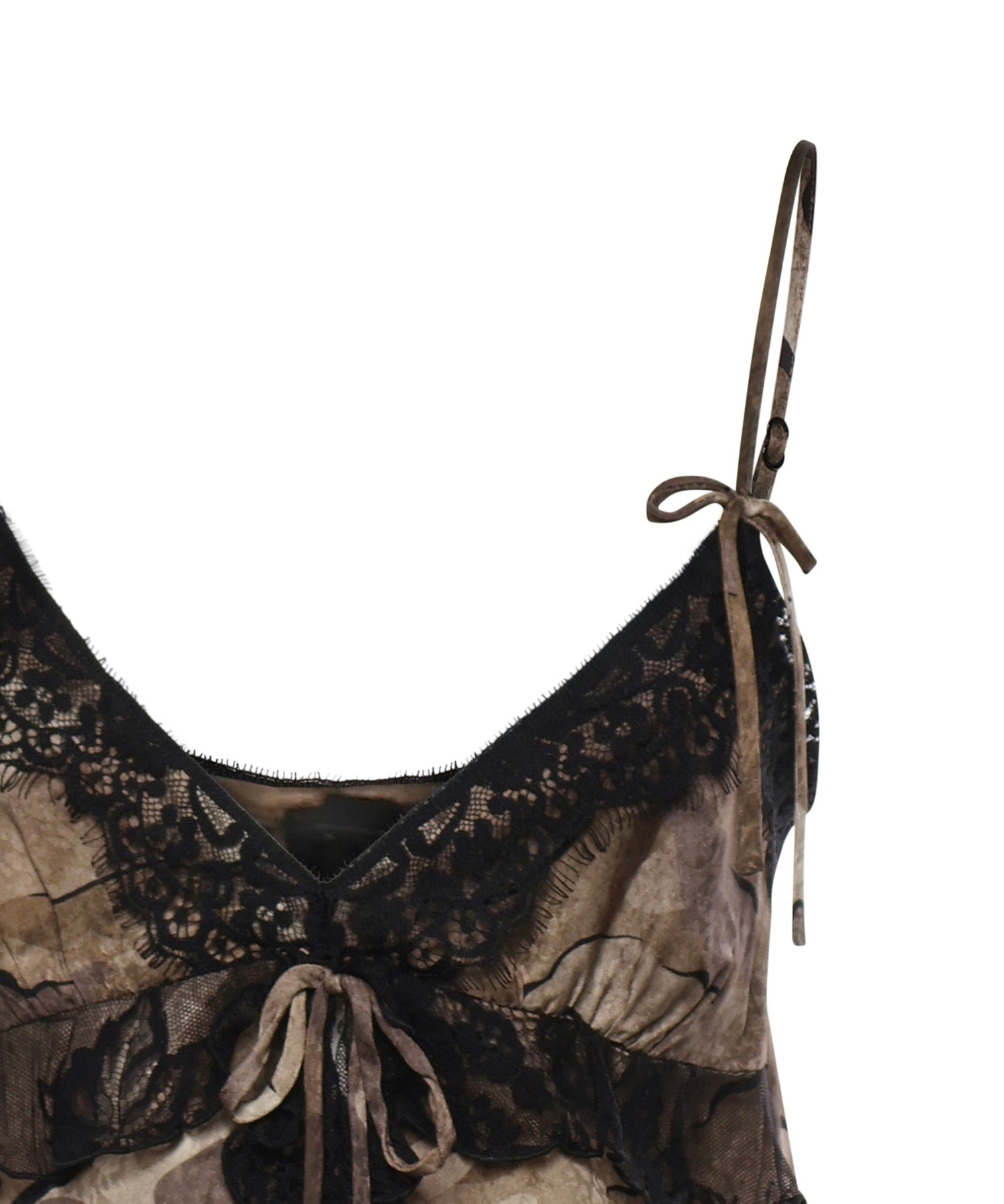 Top camouflage con pizzo 107605 A3MYCSZ PINKO 