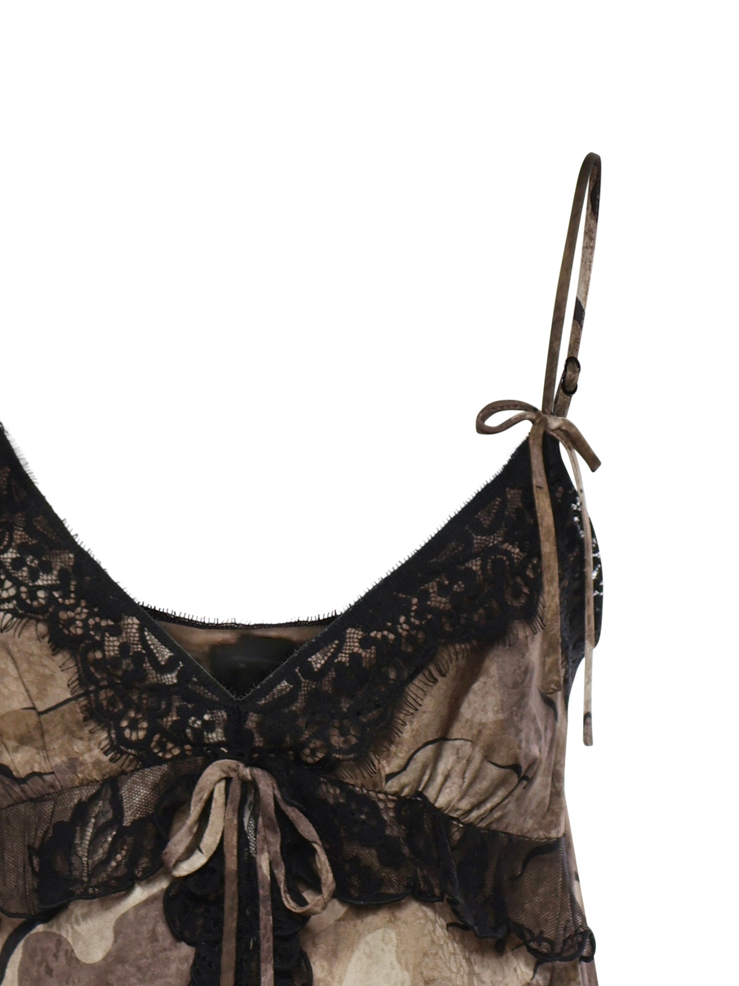 Top camouflage con pizzo 107605 A3MYCSZ PINKO 