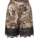Shorts camouflage con pizzo 107608 A3MYCSZ PINKO 