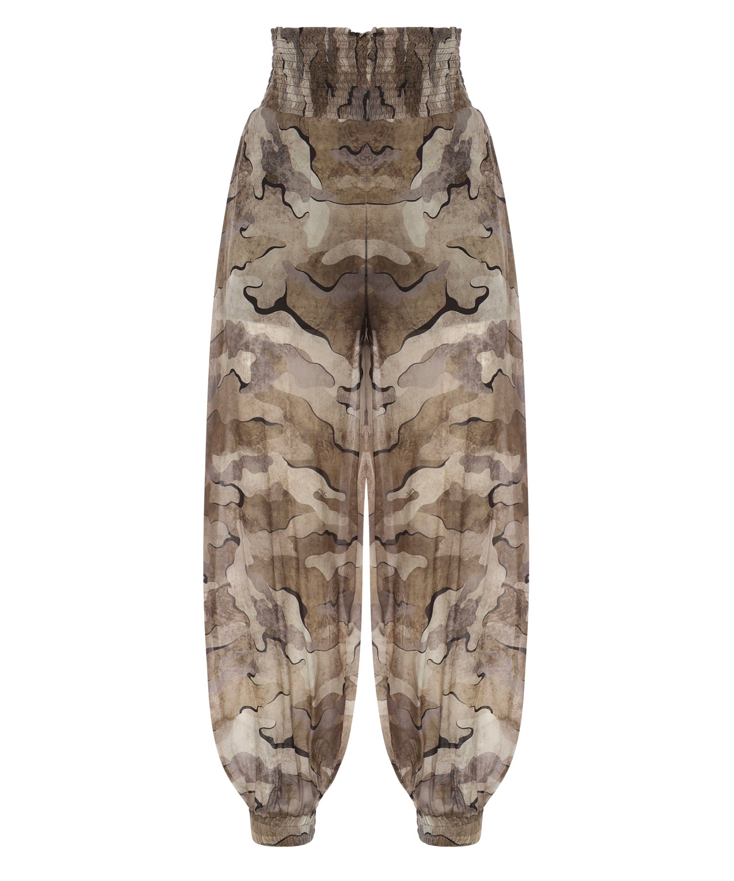 Pantaloni balloon camouflage 107732 A3N0DS4 PINKO 