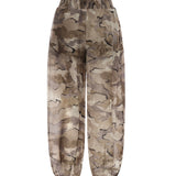Pantaloni balloon camouflage 107732 A3N0DS4 PINKO 