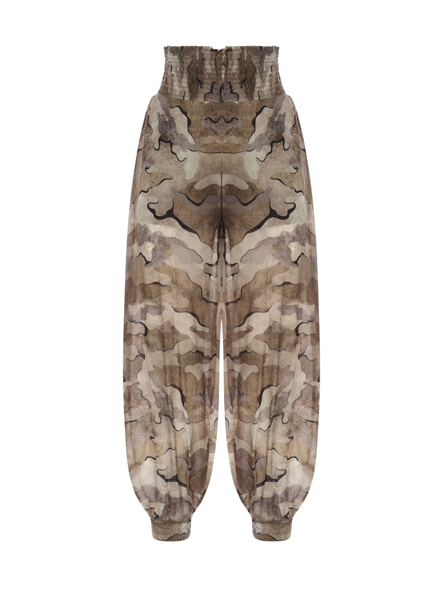 Pantaloni balloon camouflage 107732 A3N0DS4 PINKO 
