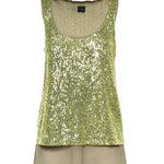 Canotta full paillettes 107743 A3NFS69 PINKO 