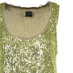 Canotta full paillettes 107743 A3NFS69 PINKO 