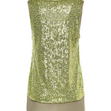 Canotta full paillettes 107743 A3NFS69 PINKO 