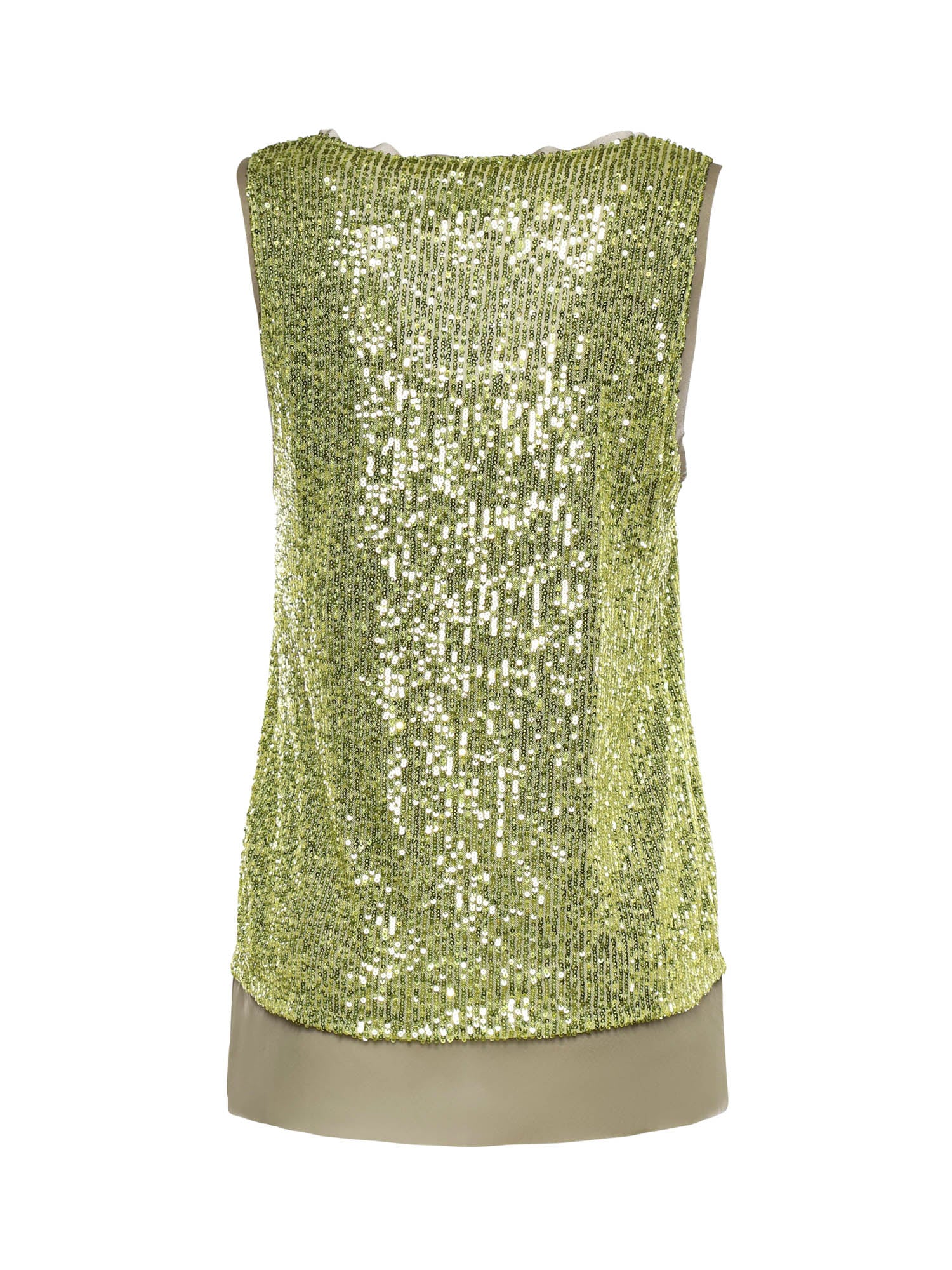 Canotta full paillettes 107743 A3NFS69 PINKO 