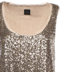Canotta full paillettes 107743 A3ODH55 PINKO 