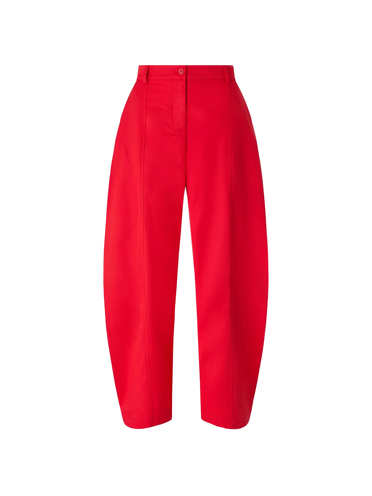 Pantaloni barrel in cotone 107909 A3PYR23 PINKO 