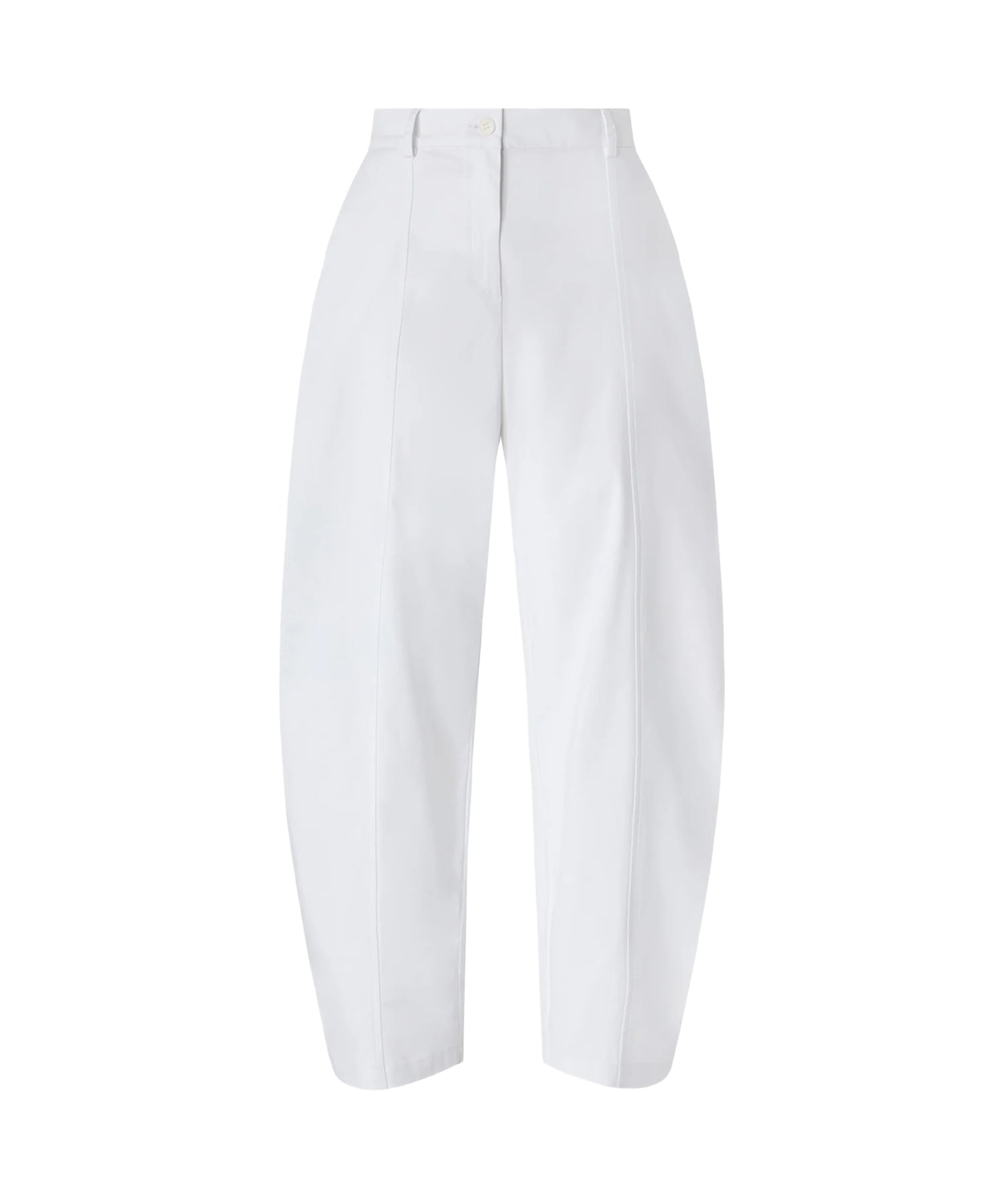 Pantaloni barrel in cotone 107909 A3PYZ04 PINKO 