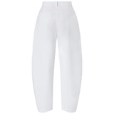 Pantaloni barrel in cotone 107909 A3PYZ04 PINKO 