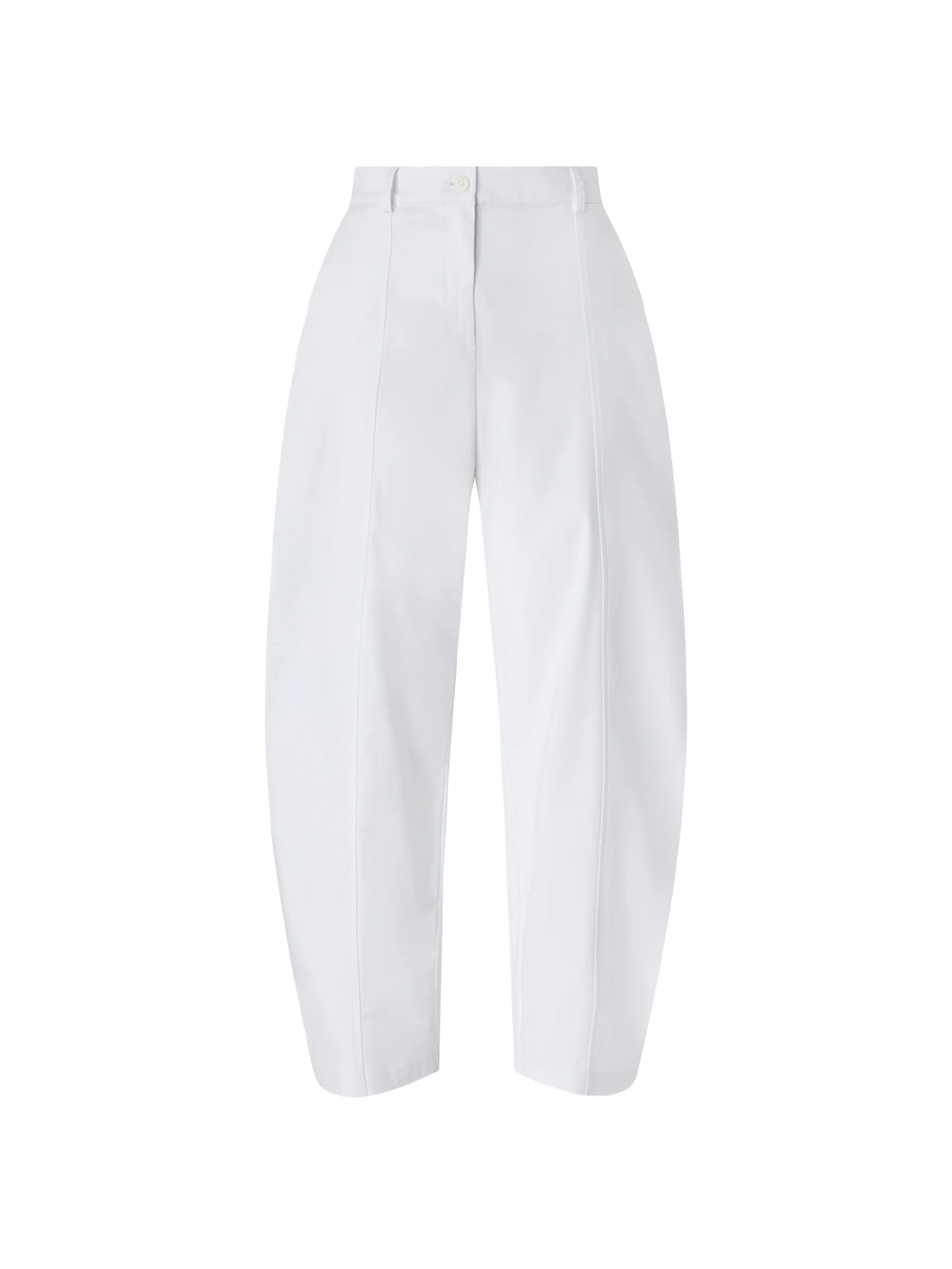 Pantaloni barrel in cotone 107909 A3PYZ04 PINKO 
