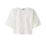 Maglia cropped in pizzo 107934 A3PZZ09 PINKO 