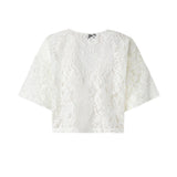 Maglia cropped in pizzo 107934 A3PZZ09 PINKO 