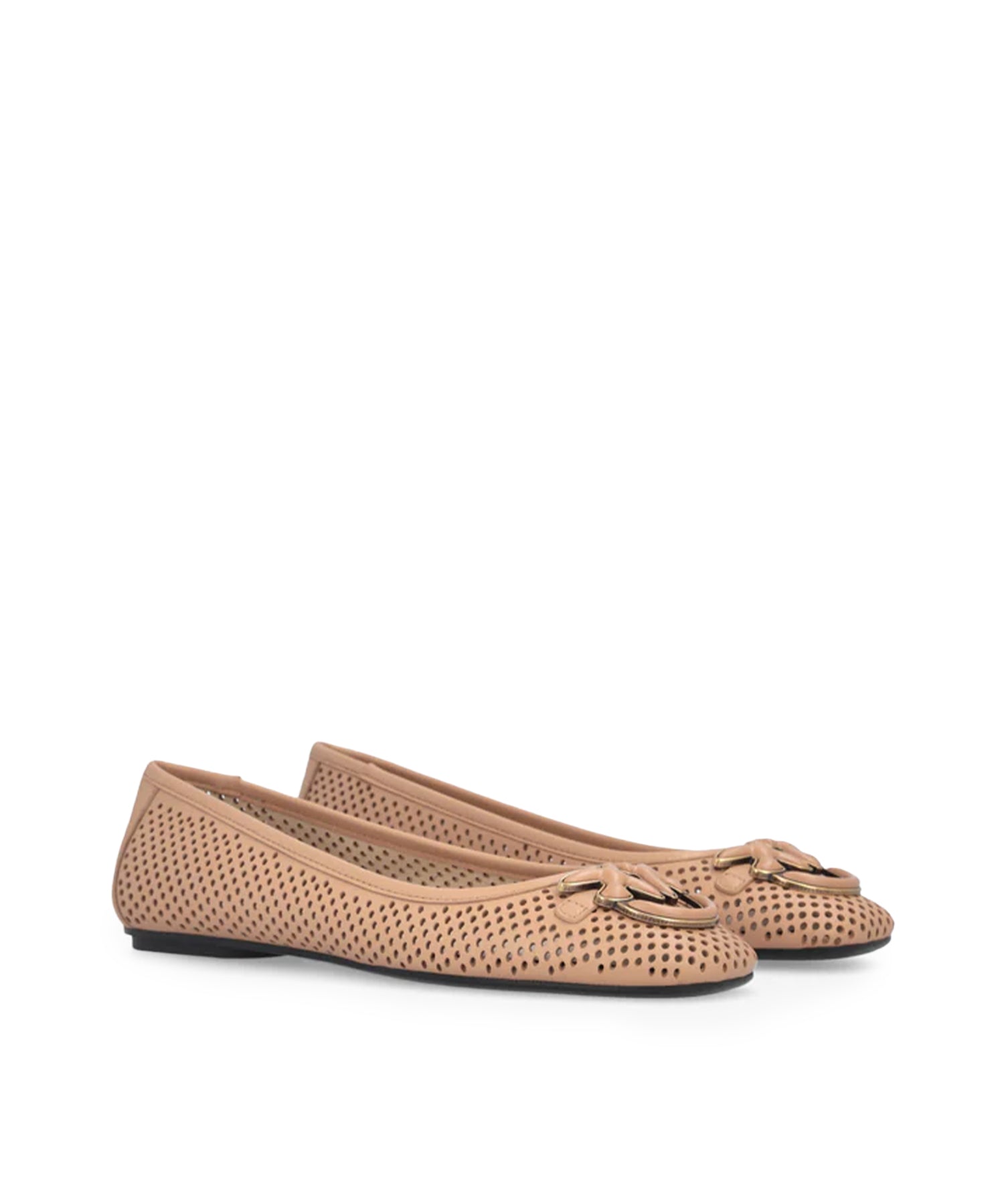 Ballerine traforate con logo SD0457 P003Q61 PINKO 