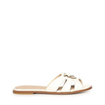 Slipper in pelle con logo SD0463 P001Z12 PINKO 