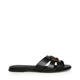 Slipper in pelle con logo SD0463 P001Z99 PINKO 