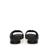 Slipper in pelle con logo SD0463 P001Z99 PINKO 
