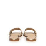 Slipper in pelle con logo SD0463 P049Z22 PINKO 