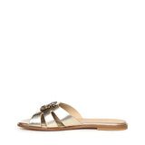 Slipper in pelle con logo SD0463 P049Z22 PINKO 