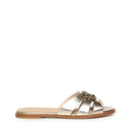 Slipper in pelle con logo SD0463 P049Z22 PINKO 