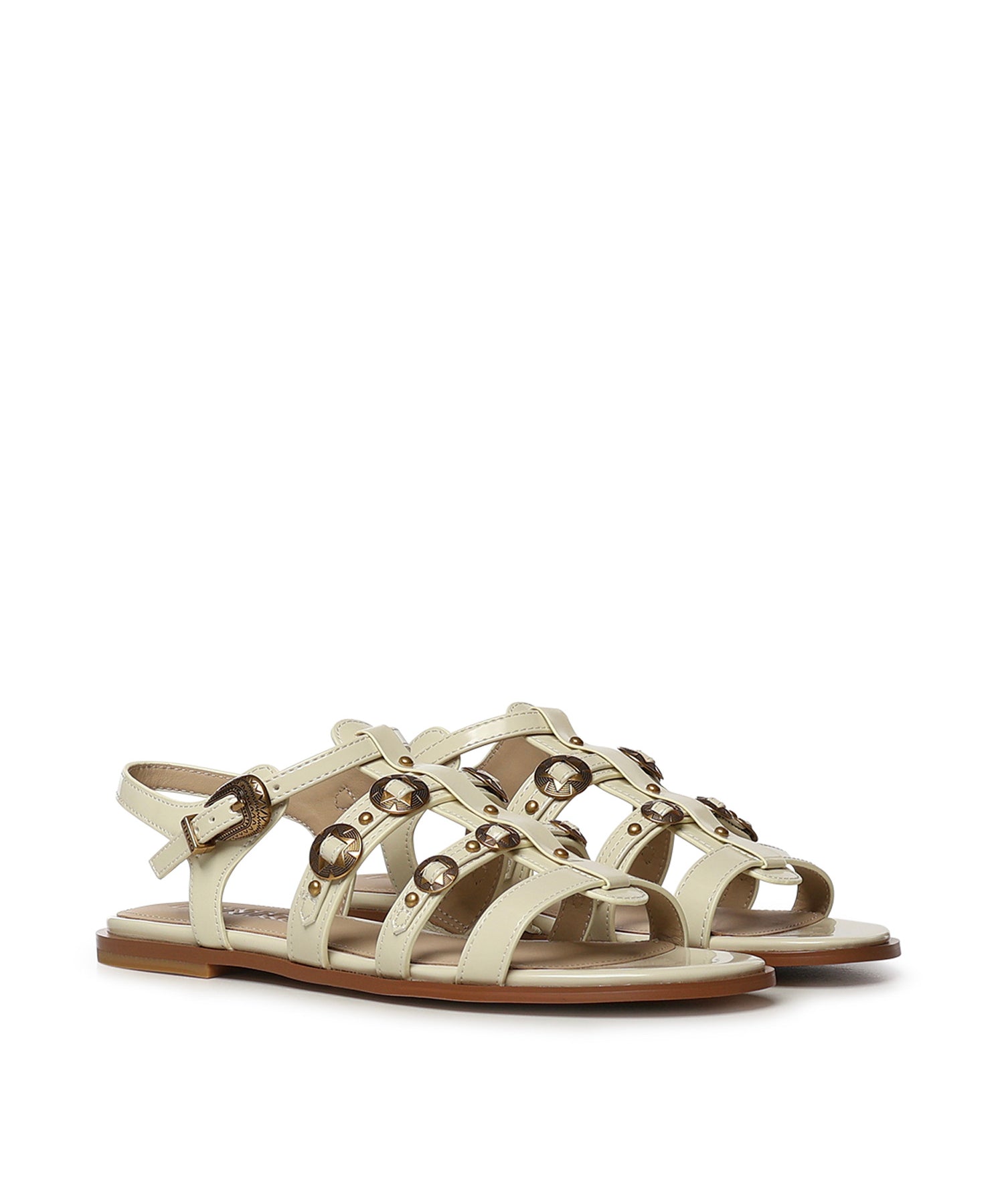 Sandali bassi con cinturini e borchie SD0469 E037DY7 PINKO 