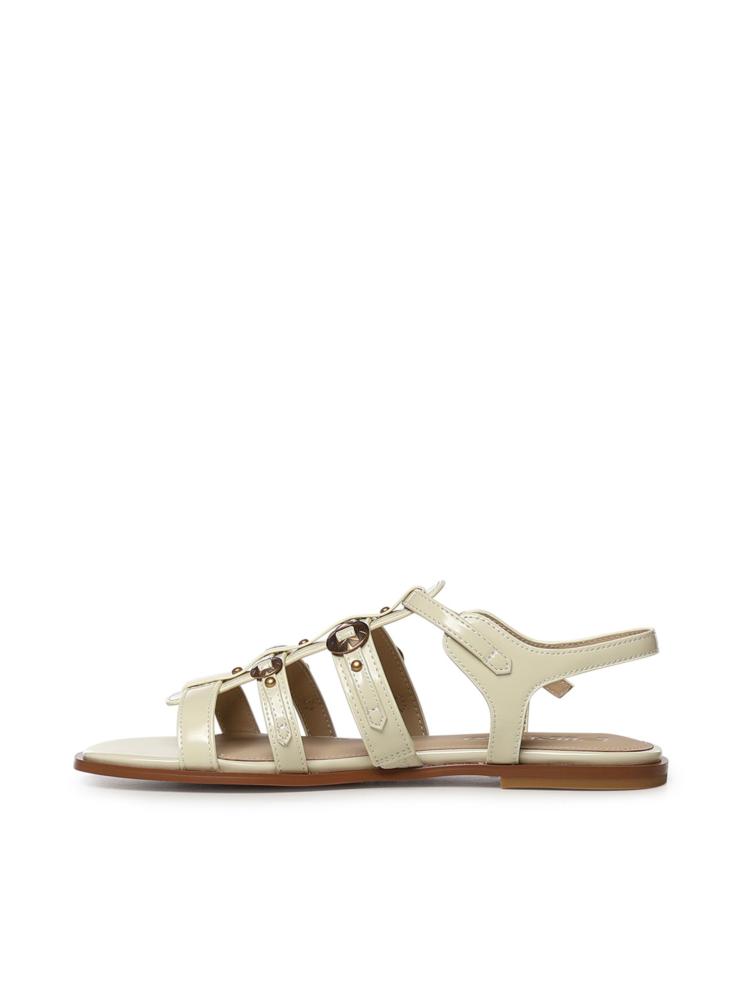 Sandali bassi con cinturini e borchie SD0469 E037DY7 PINKO 