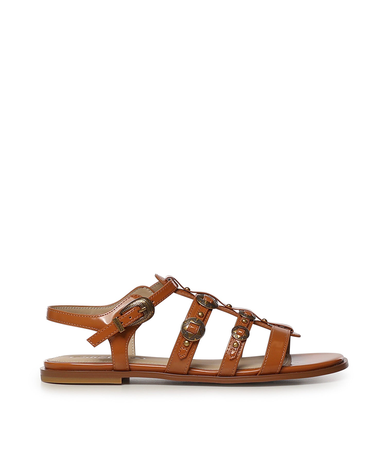 Sandali bassi con cinturini e borchie SD0469 E037M37 PINKO 