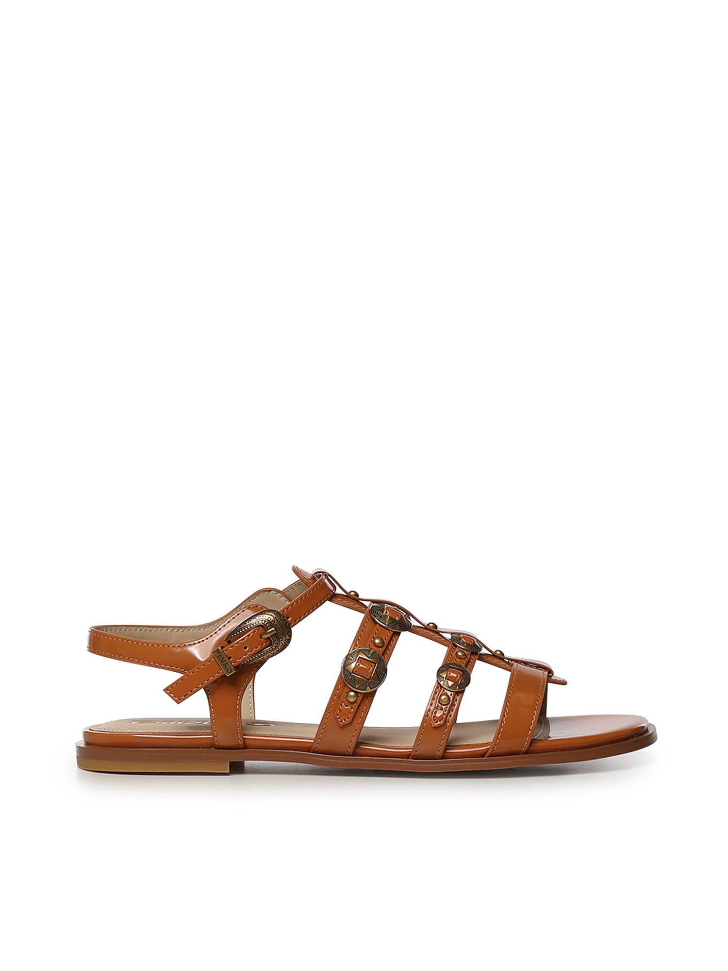 Sandali bassi con cinturini e borchie SD0469 E037M37 PINKO 