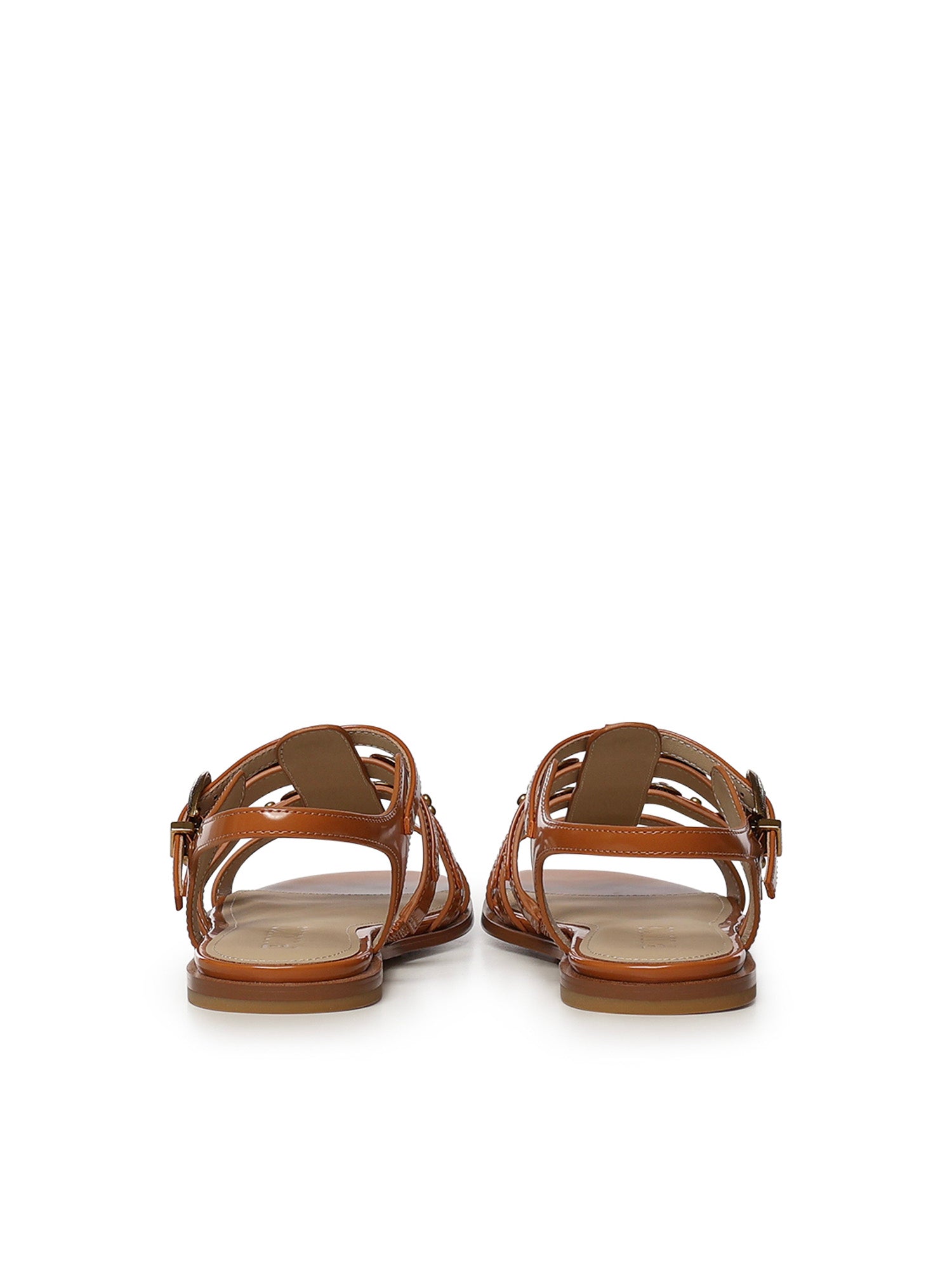 Sandali bassi con cinturini e borchie SD0469 E037M37 PINKO 