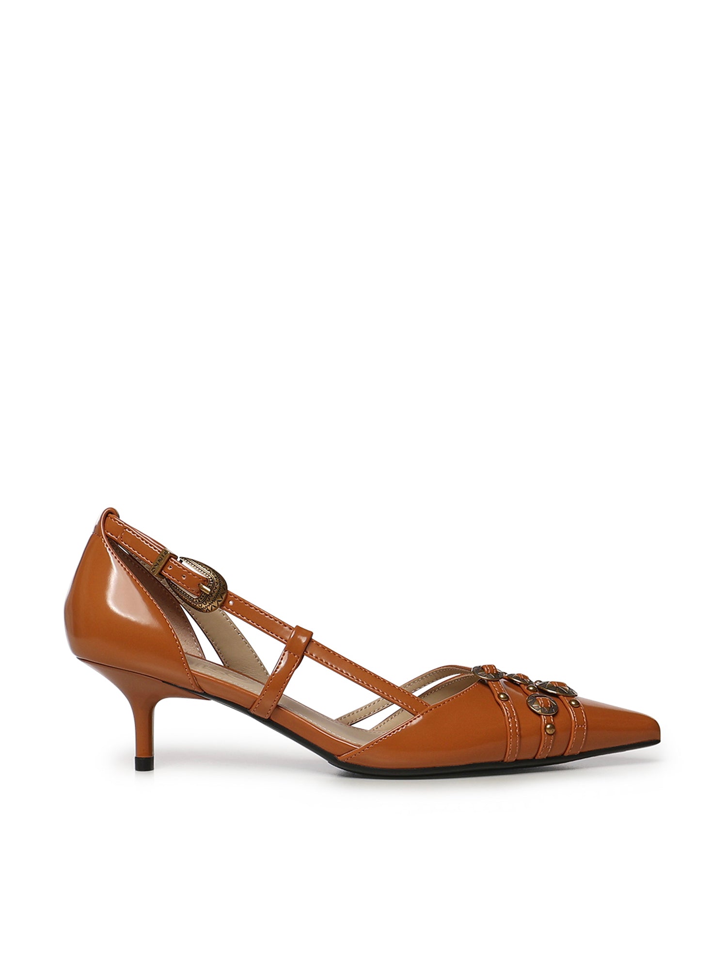 Décolleté con cinturini e borchie gioiello SD0485 E037M37 PINKO 
