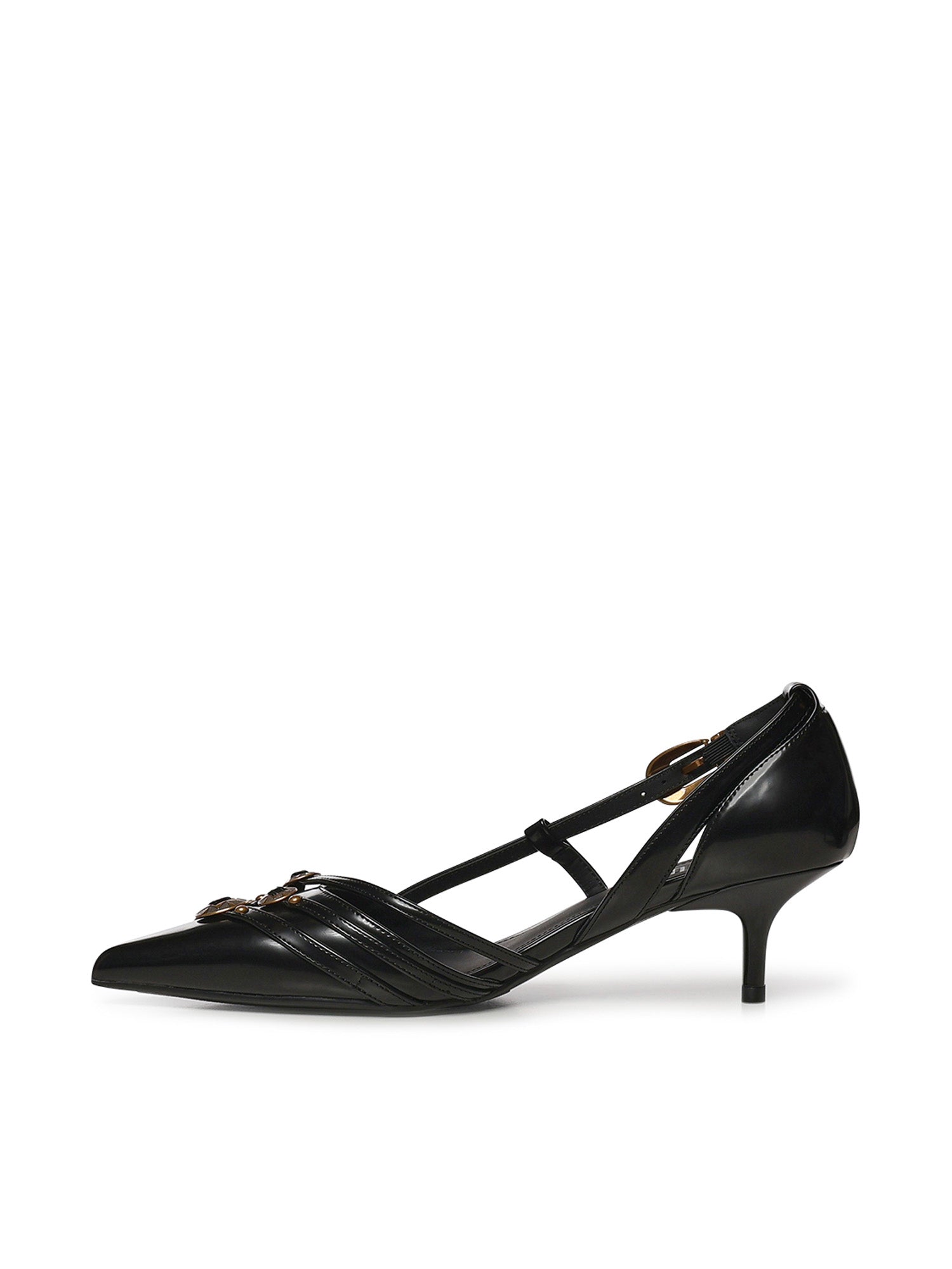 Décolleté con cinturini e borchie gioiello SD0485 E037Z99 PINKO 