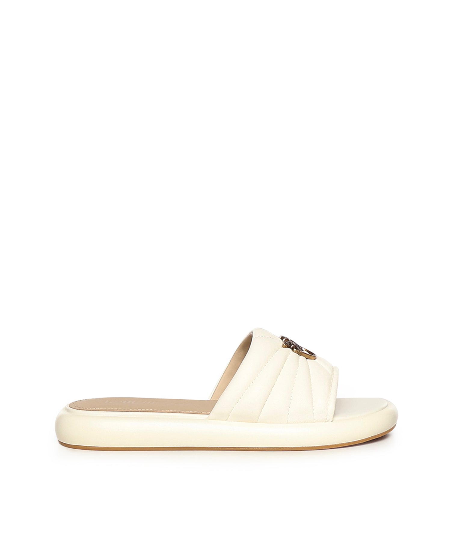 Slipper in nappa con logo SD0525 P003Z12 PINKO 