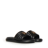 Slipper in nappa con logo SD0525 P003Z99 PINKO 