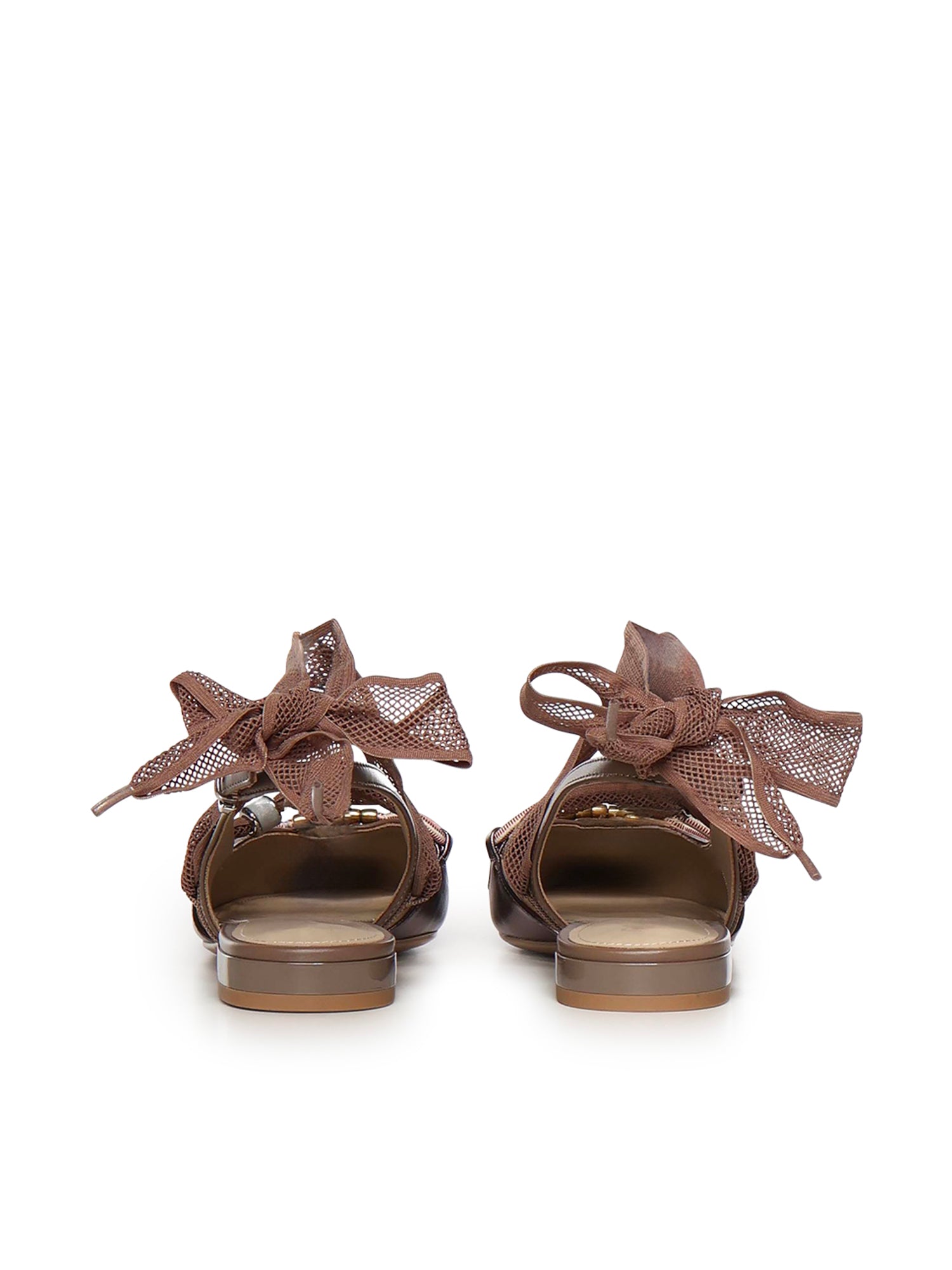Ballerine slingback con lacci SD0547 P003M28 PINKO 