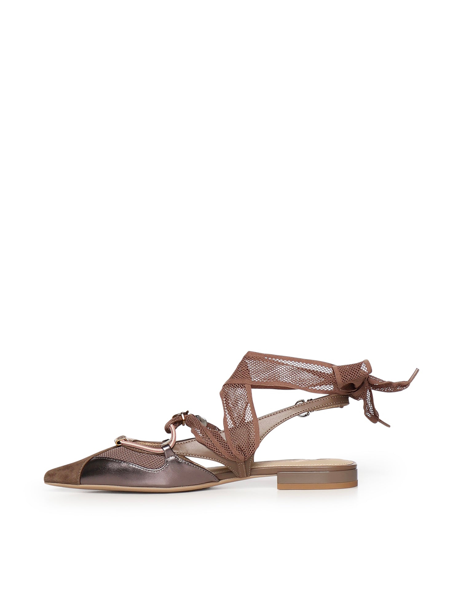 Ballerine slingback con lacci SD0547 P003M28 PINKO 